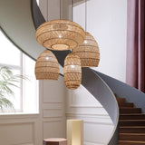 Natural Rattan  Hand-woven Pendant Lamp
