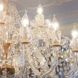 Modern Clear Crystal Chandelier Lamp