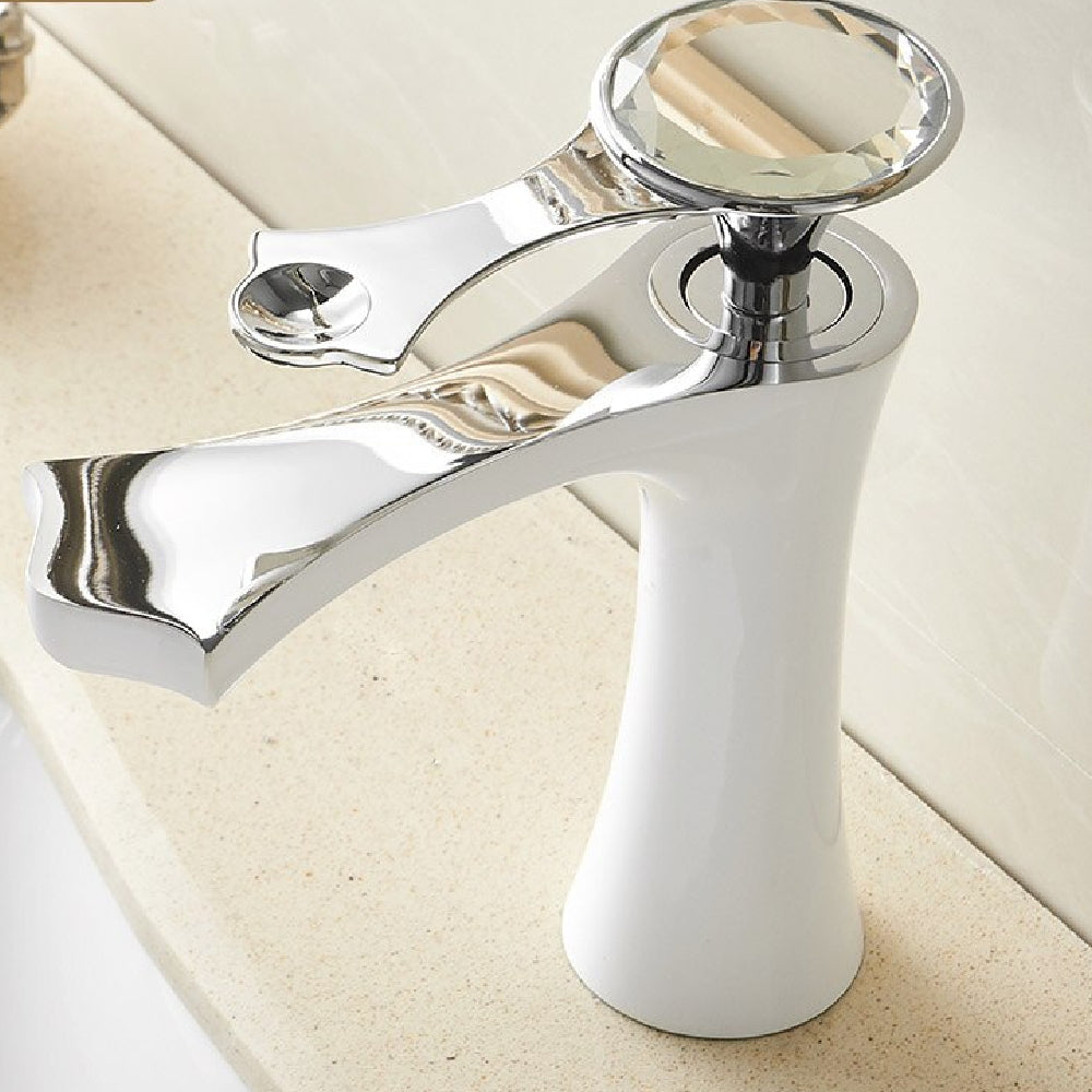 Basin Faucet Cold and Hot Diamond Single Hole Faucets