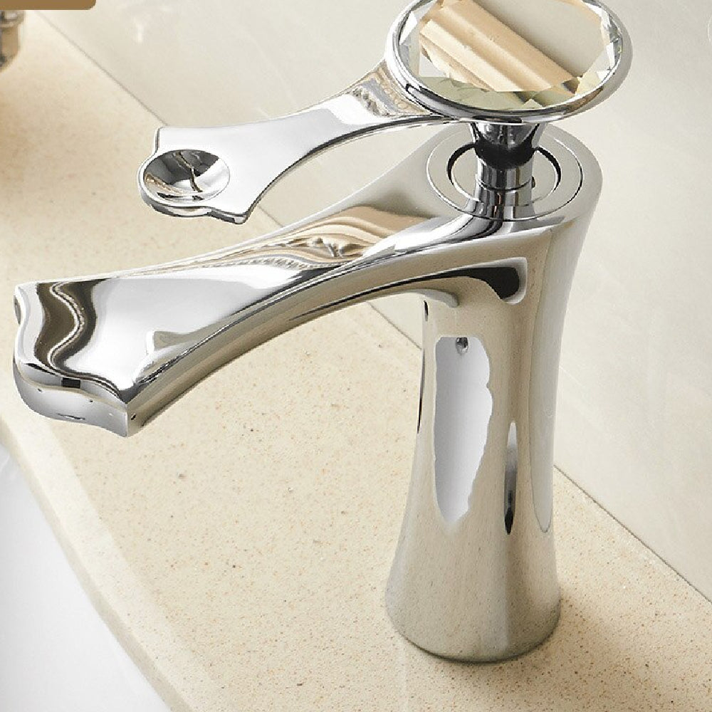 Basin Faucet Cold and Hot Diamond Single Hole Faucets