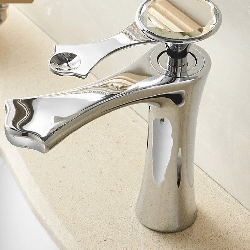 Basin Faucet Cold and Hot Diamond Single Hole Faucets