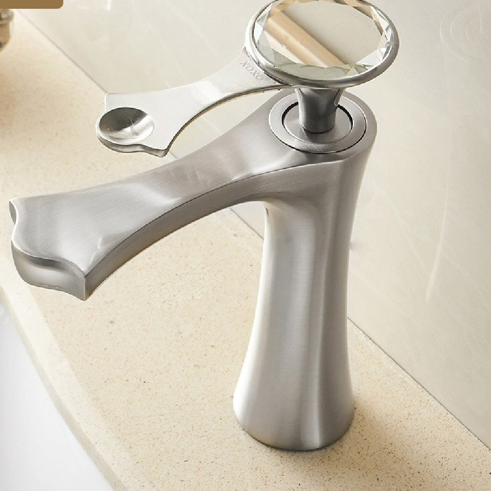 Basin Faucet Cold and Hot Diamond Single Hole Faucets