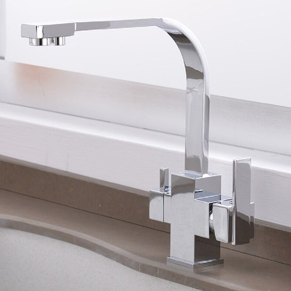 Filter Kitchen Single Hole  Hot and Cold Faucet