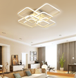Layered Square Modern LED Chandelier