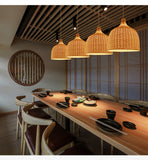 Rattan Bamboo Hand-Woven Bamboo Pendant Lamp