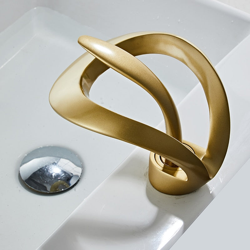 Cobra Snake-Shaped Waterfall Faucet