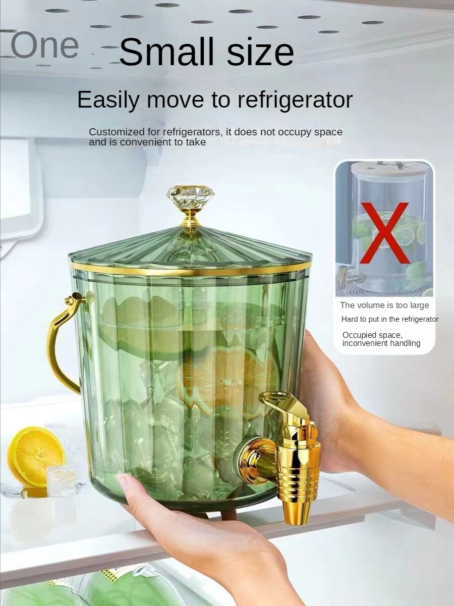 Transparent Drink Jug Kettle with faucet