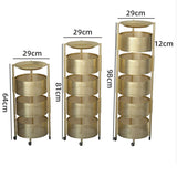 Metal Open-Close Rotating Shelf