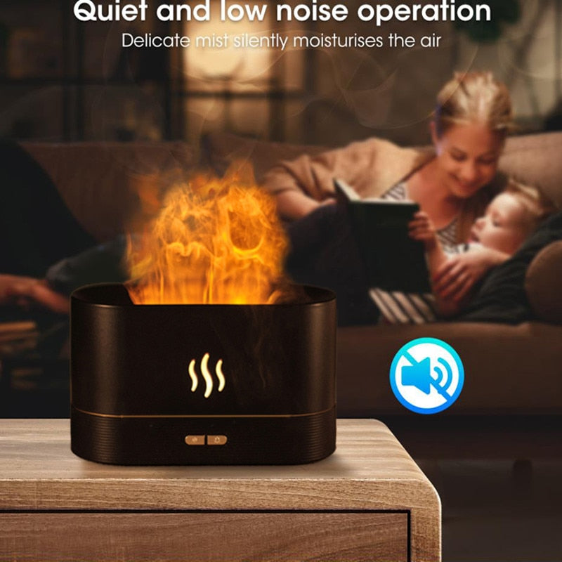 Flame Air Fragrance Humidifier USB