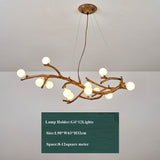 Nordic Retro LED Chandelier Tree Branch