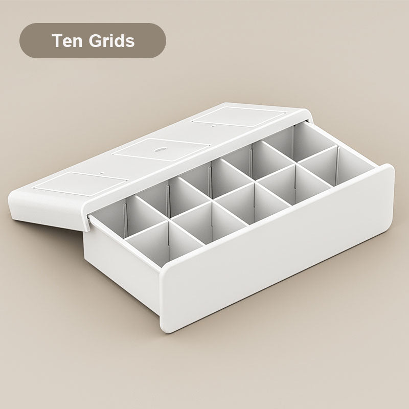 White Drawer Box Storage Organizer