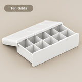 White Drawer Box Storage Organizer