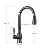 Retractable 360 Degrees Rotating Kitchen Faucet