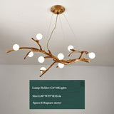 Modern Tree Branch Glass Bubble Lamp