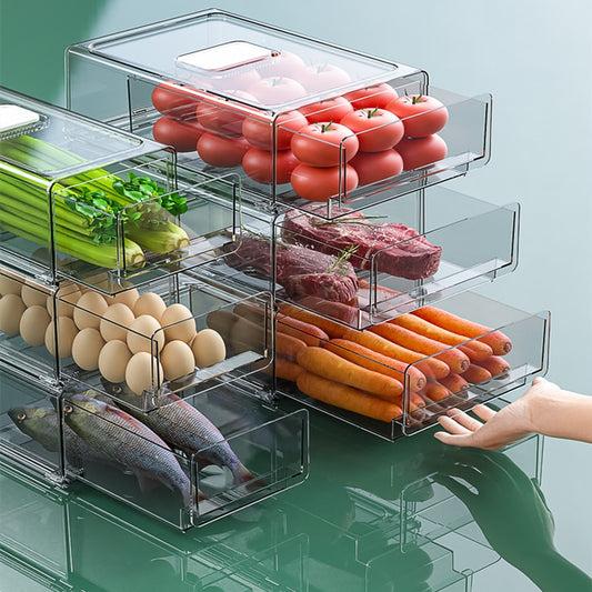 Transparent Stackable Storage Box