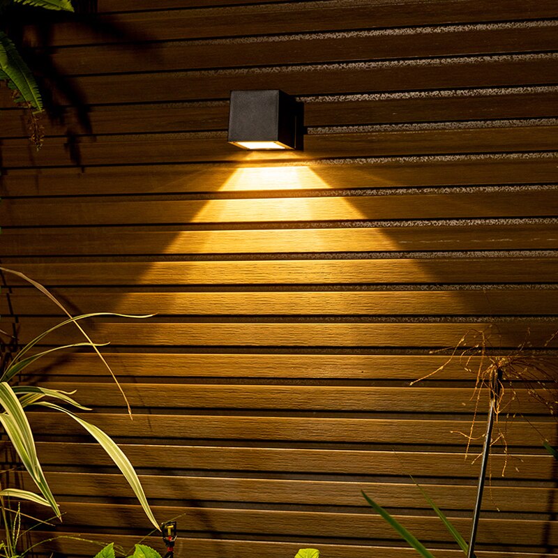 Solar LED Outdoor Garden Wall Light