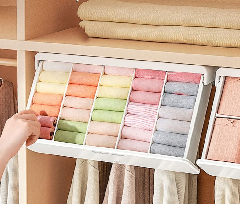 White Drawer Box Storage Organizer