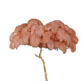 Ostrich Feather Standing Lamp