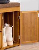 Nordic Solid Wood Changing Shoe Cabinet