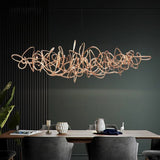 Stainless Steel Modern Luxury LED Ceiling Chandelier