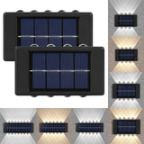 LED Solar Outdoor LED Waterproof Wall Lamps