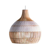 Vintage Rattan Hand-Woven Pendant Lamp