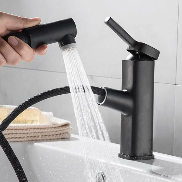 Brass Hole Pull-Out Spout Faucet