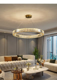 Crystal Ring Large Chandelier Pendant Lamp