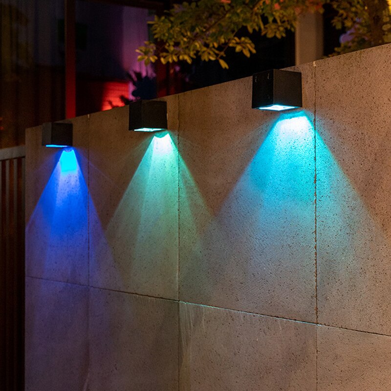 Solar LED Outdoor Garden Wall Light