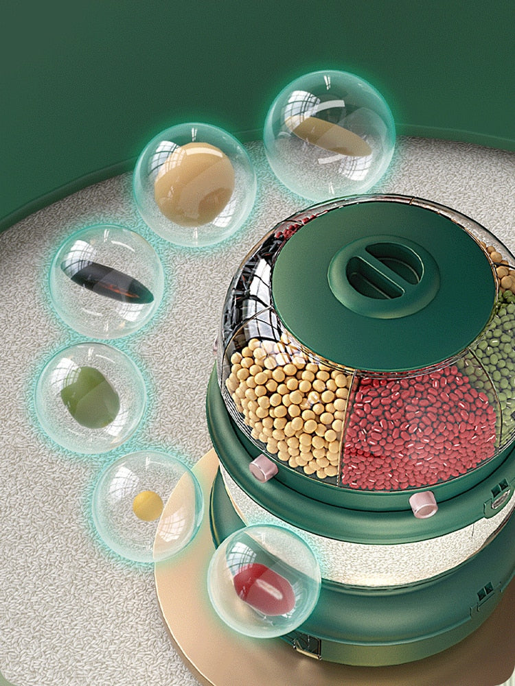 Rotatable Food Storage Containers Dispenser