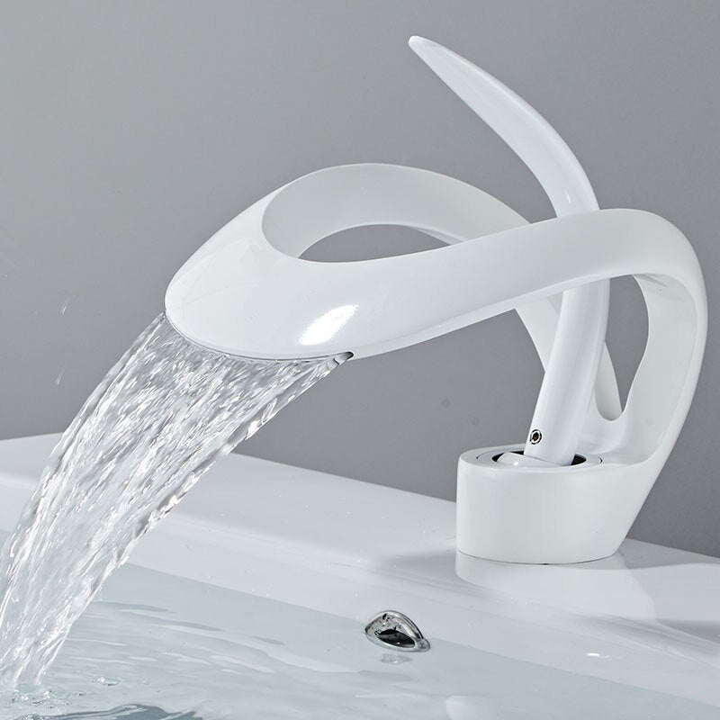 Cobra Snake-Shaped Waterfall Faucet