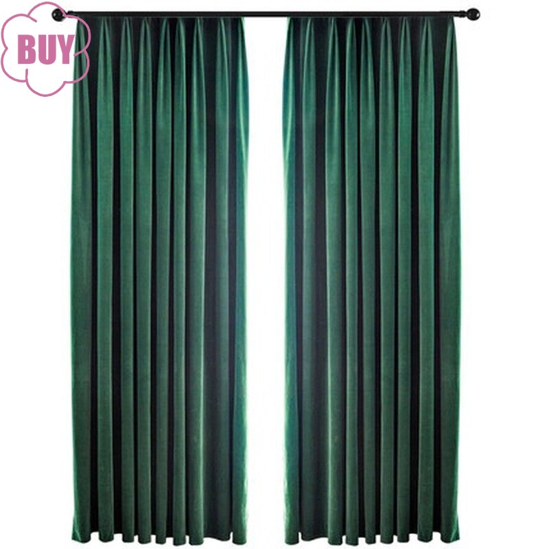 Nordic Solid Color Light Luxury Curtain