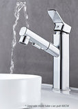 Chrome Pull-out Faucet Bathroom Hot and Cold Wash Head