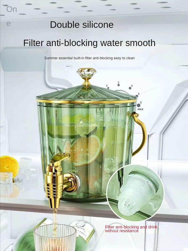 Transparent Drink Jug Kettle with faucet