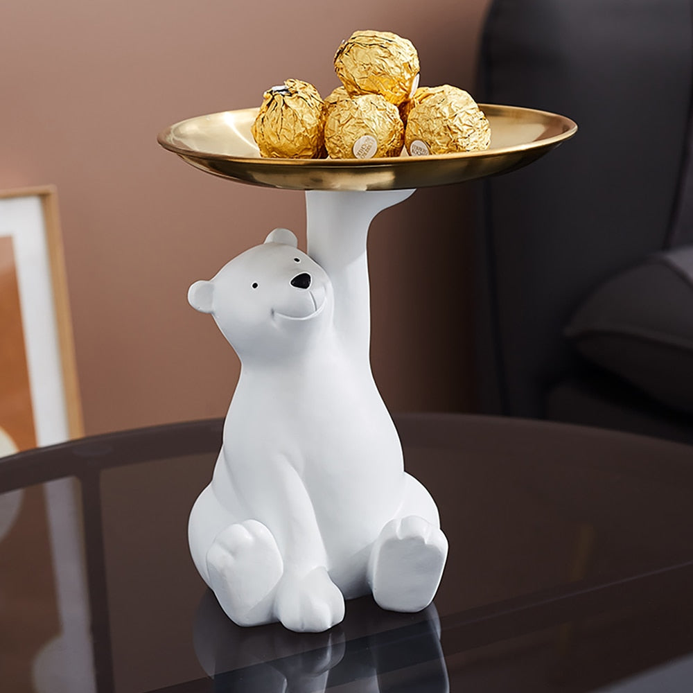 Arctic White Bear Tray