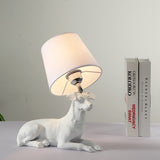 Laying Down Terrier Dog Lampshade