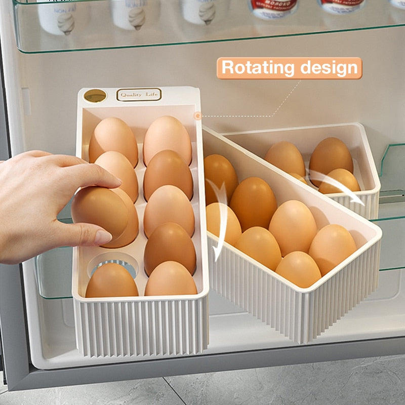 Transparent Egg Storage Box For Refrigerator