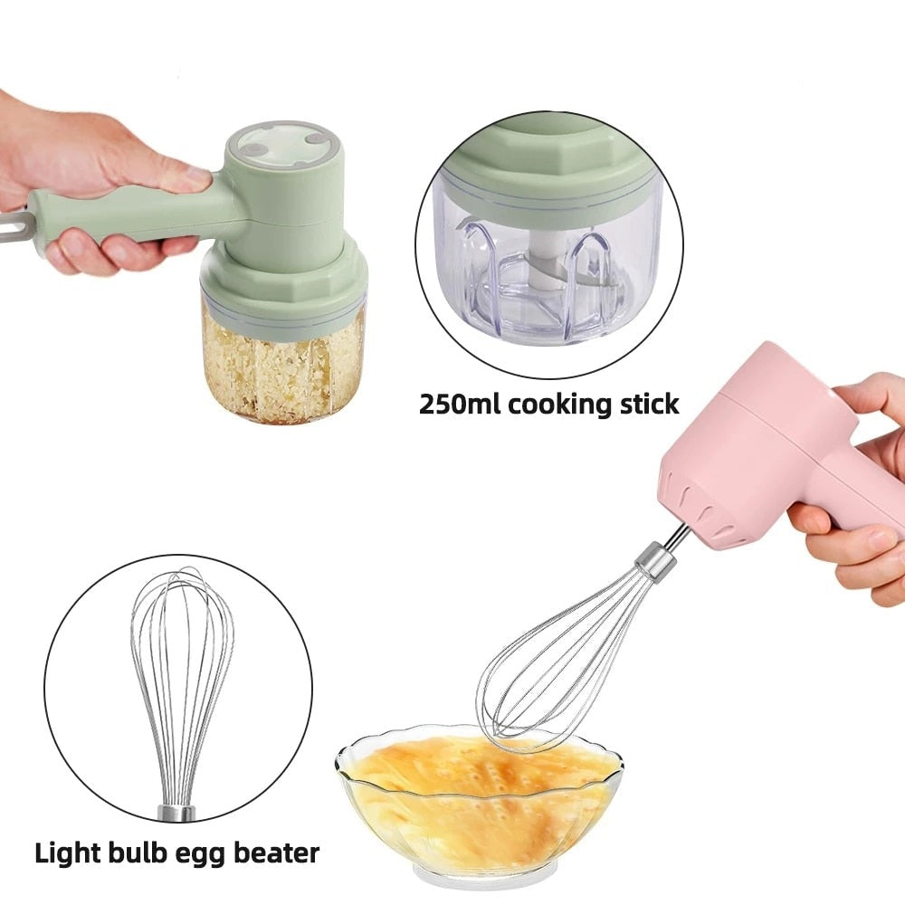 Handheld Multifunction Electric Crusher And Mixer