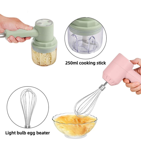 Handheld Multifunction Electric Crusher And Mixer