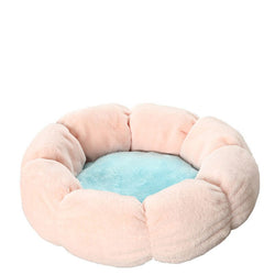 Soft And Comfortable Shaped Faux Fur Bed Flowers For Pet