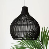 Vintage Rattan Hand-Woven Pendant Lamp