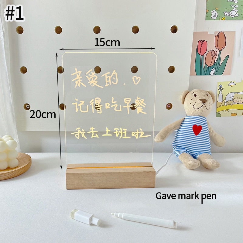 Rewritable Night Light Board