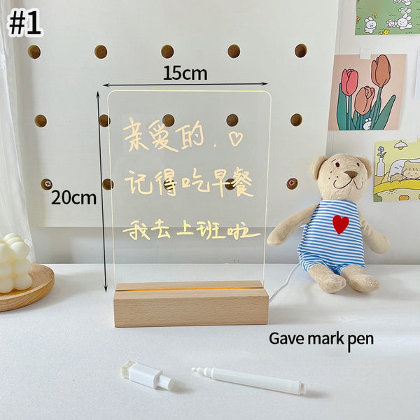 Rewritable Night Light Board