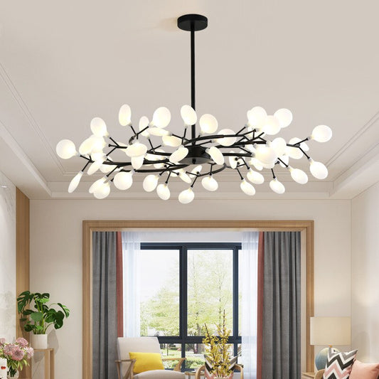 Modern LED Chandelier Light Tree Branch Firefly