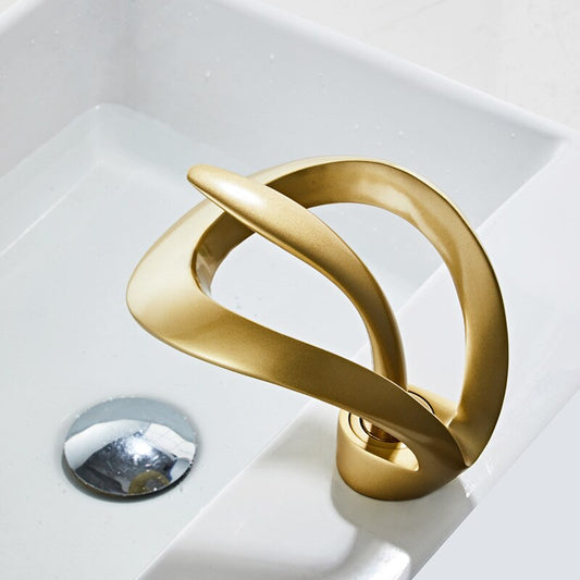 Single Handle 1 Hole Water Fall Overflow Faucet