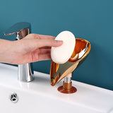 Luxury Gold Leaf Shape Soap Holder