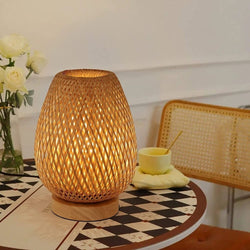 Bamboo Vintage Handmade Table Lamp