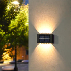 LED Solar Outdoor LED Waterproof Wall Lamps