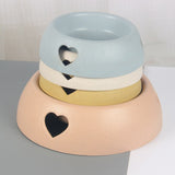 Cute Pet Food Bowl With Heart