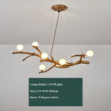 Modern Tree Branch Glass Bubble Lamp